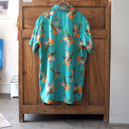 Cat & Beer Summer Shirt