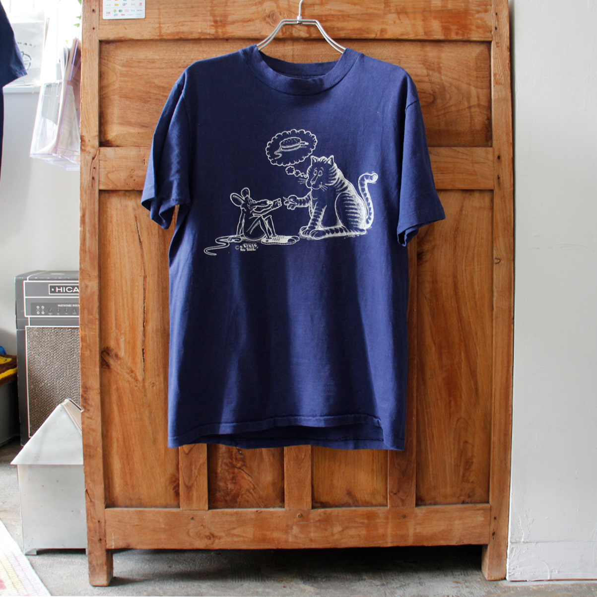 Cat & Mouse Stoner Tee / 70s- / Made in USA