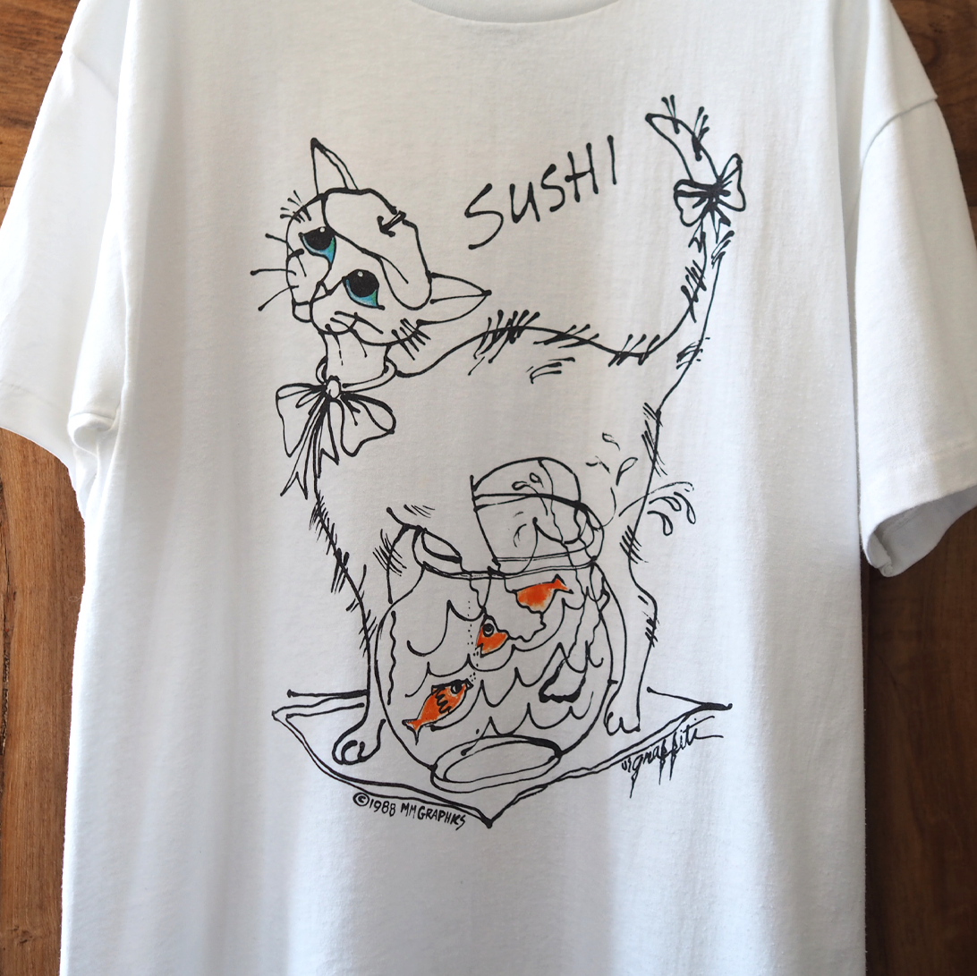 SUSHI Tee / 80s / Made in USA