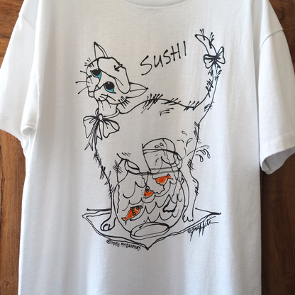 SUSHI Tee / 80s / Made in USA