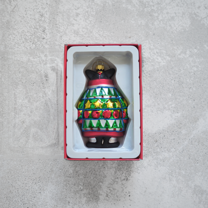 Xmas Ornament "Black Cat in Ugly Sweater" / Kurt Adler × The Art Institute of Chicago