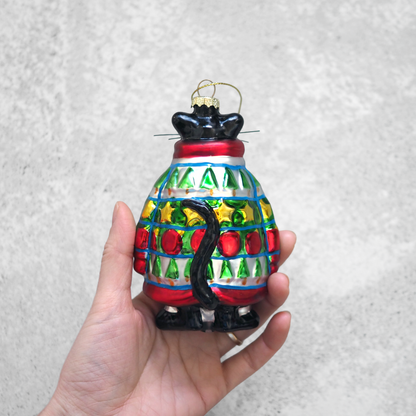 Xmas Ornament "Black Cat in Ugly Sweater" / Kurt Adler × The Art Institute of Chicago