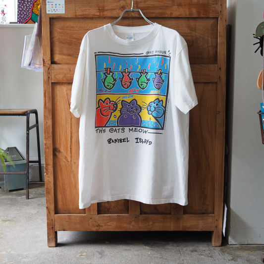 The Cats Meow Tee / 80s / Made in USA