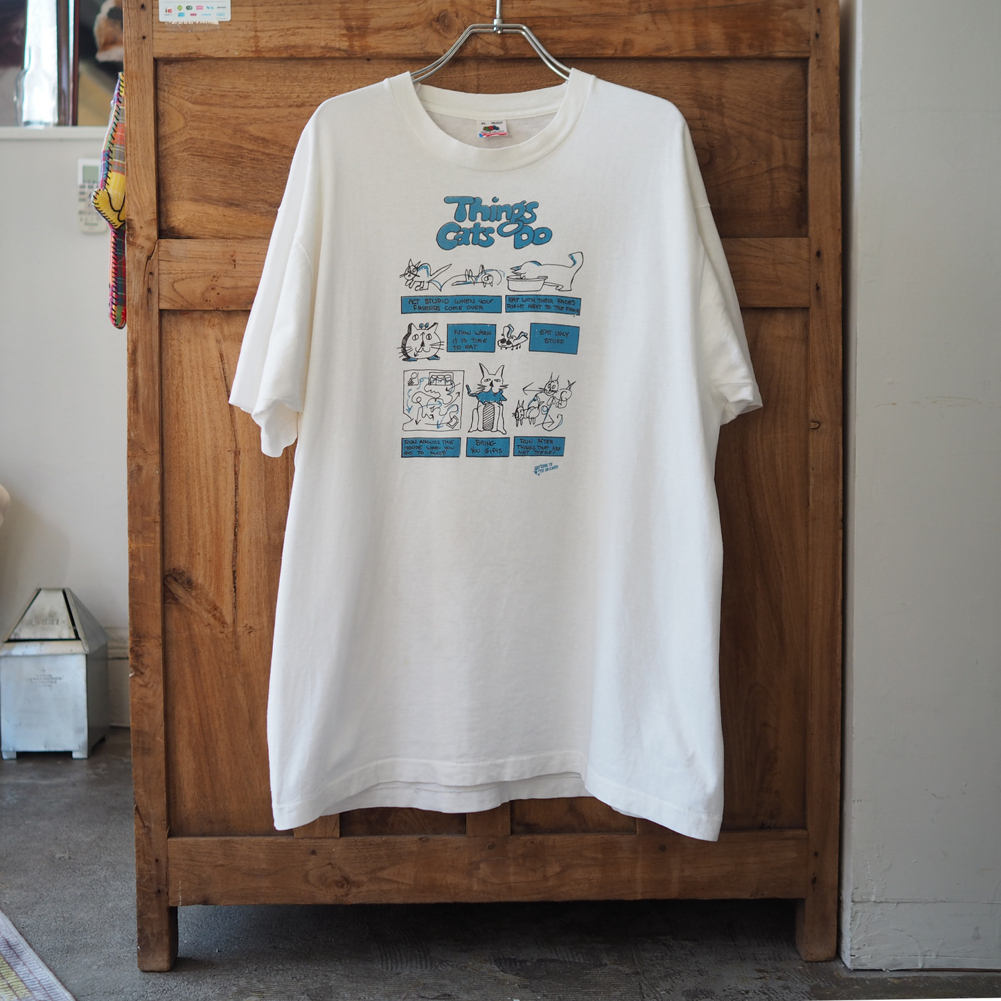 Things Cats Do Tee / 90s / Made in USA
