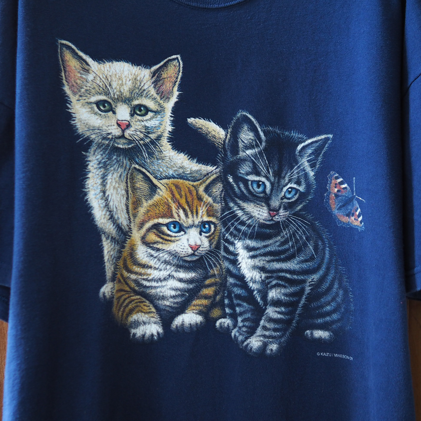Three Kittens Tee / 90s / Made in Ireland