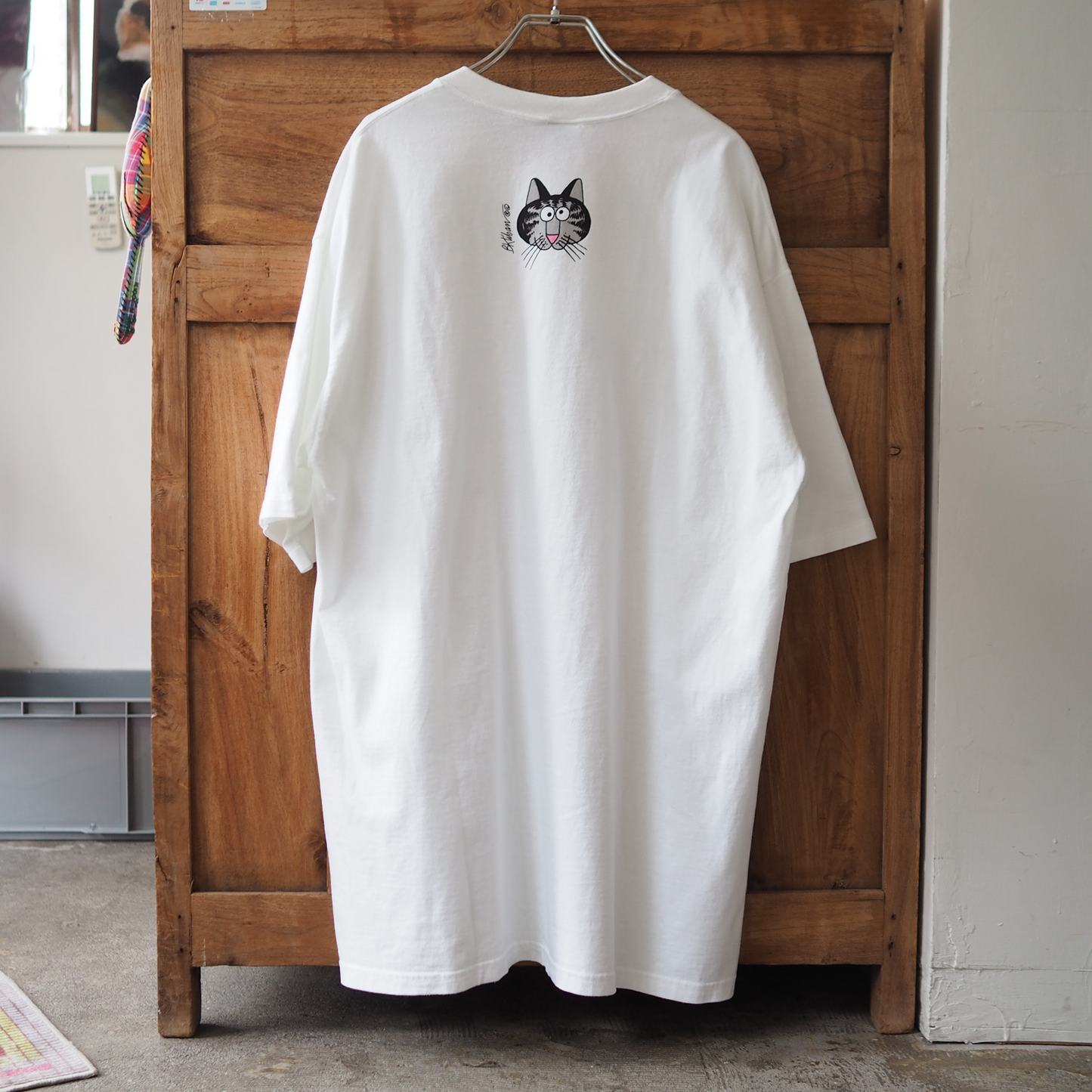 Kliban Cat Throwing Up Tee / 90s / Made in USA