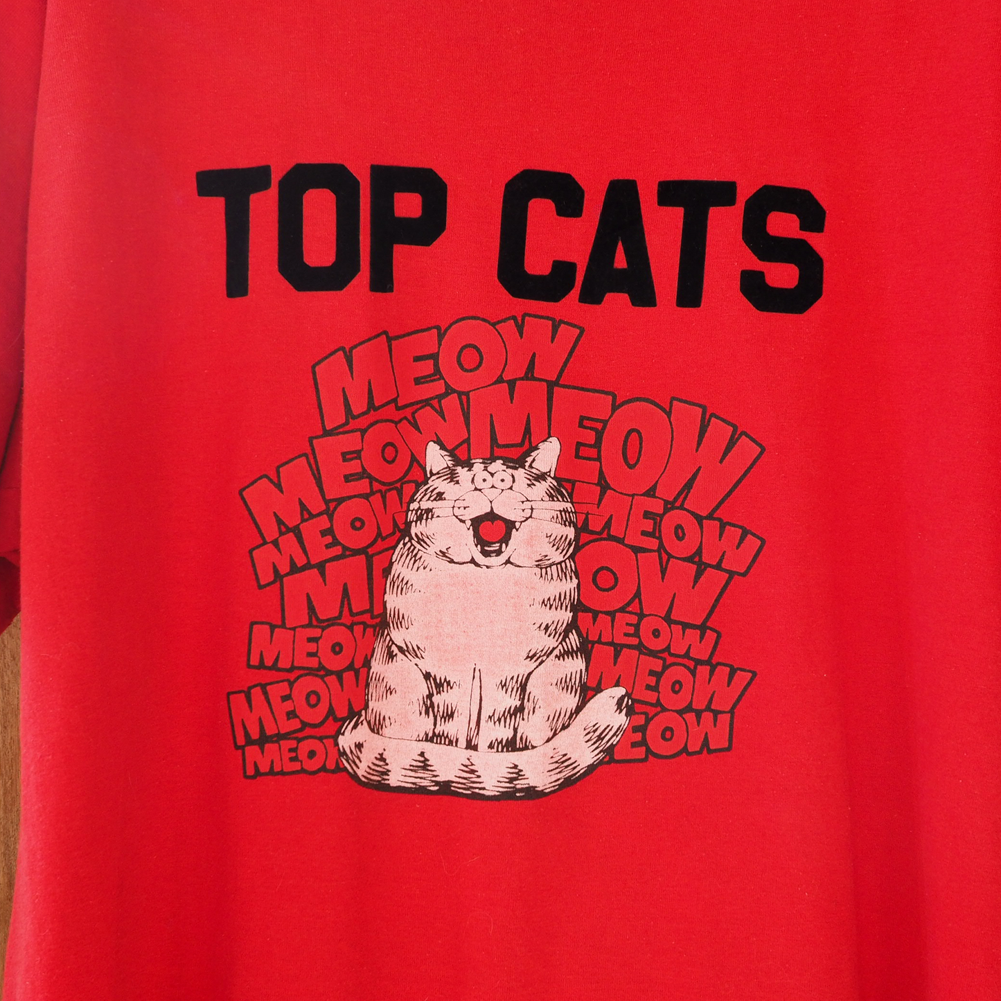 TOP CATS MEOW Tee / 80s- / Made in USA