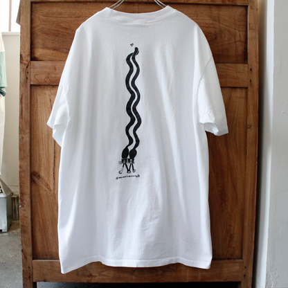 Cats with Fancy Patterns Tee / 90s / Made in USA