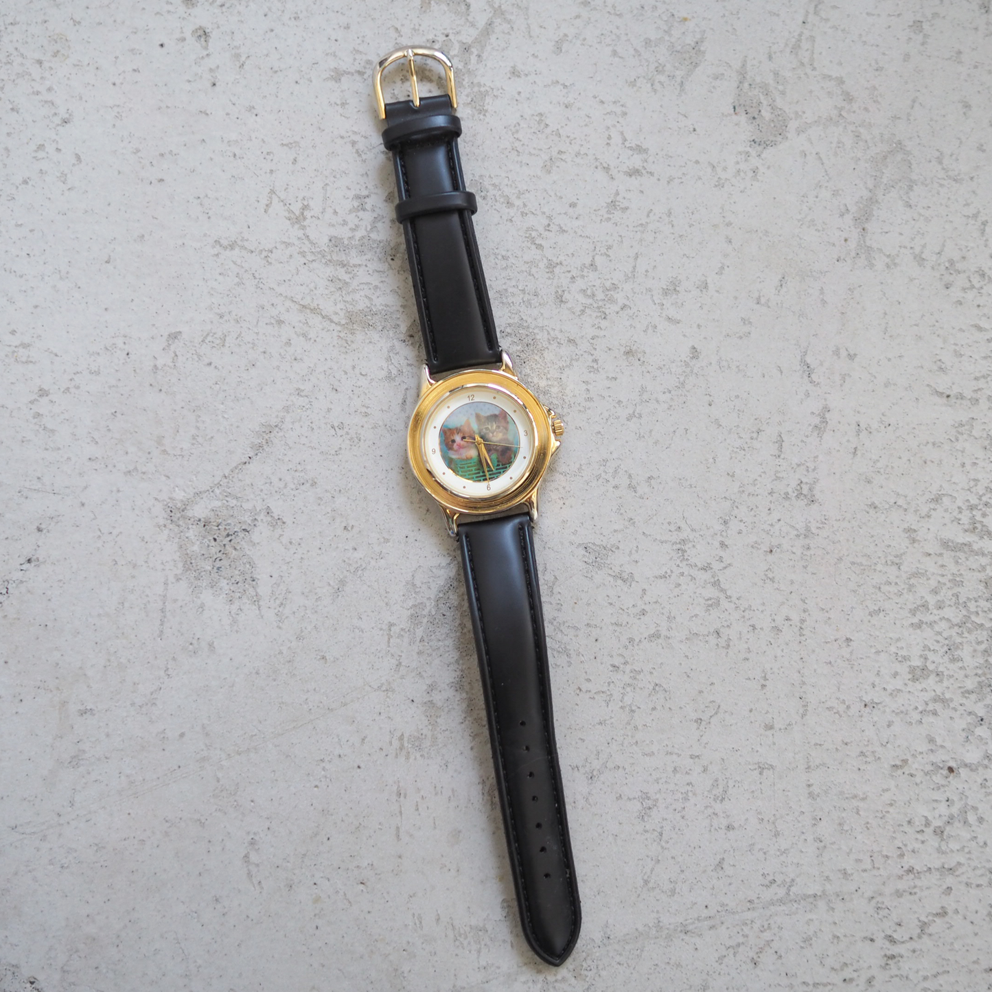 Kittens Wrist Watch / 90s-