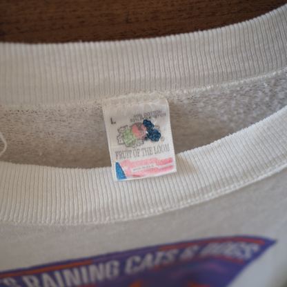 Cats & Dogs Human Society Sweatshirt / 80s / Made in USA