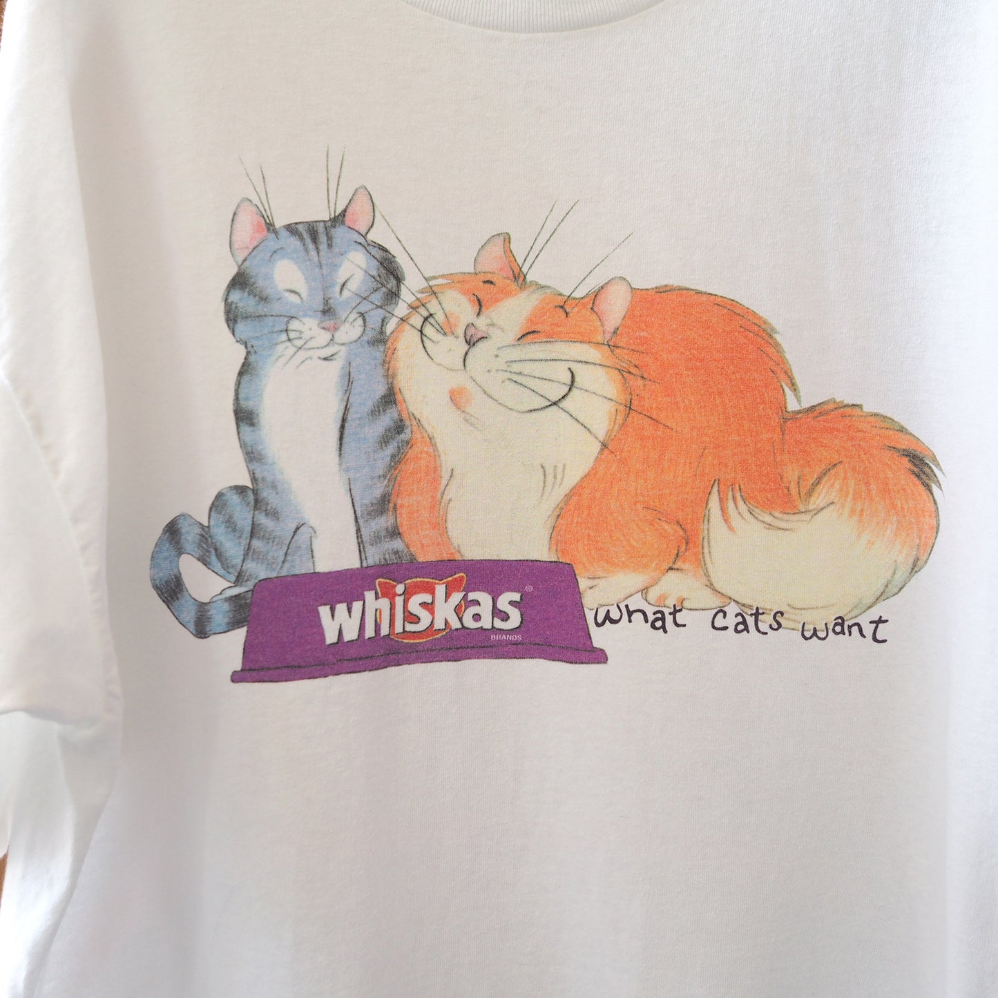 Whiskas What Cat Want Tee / 00s-