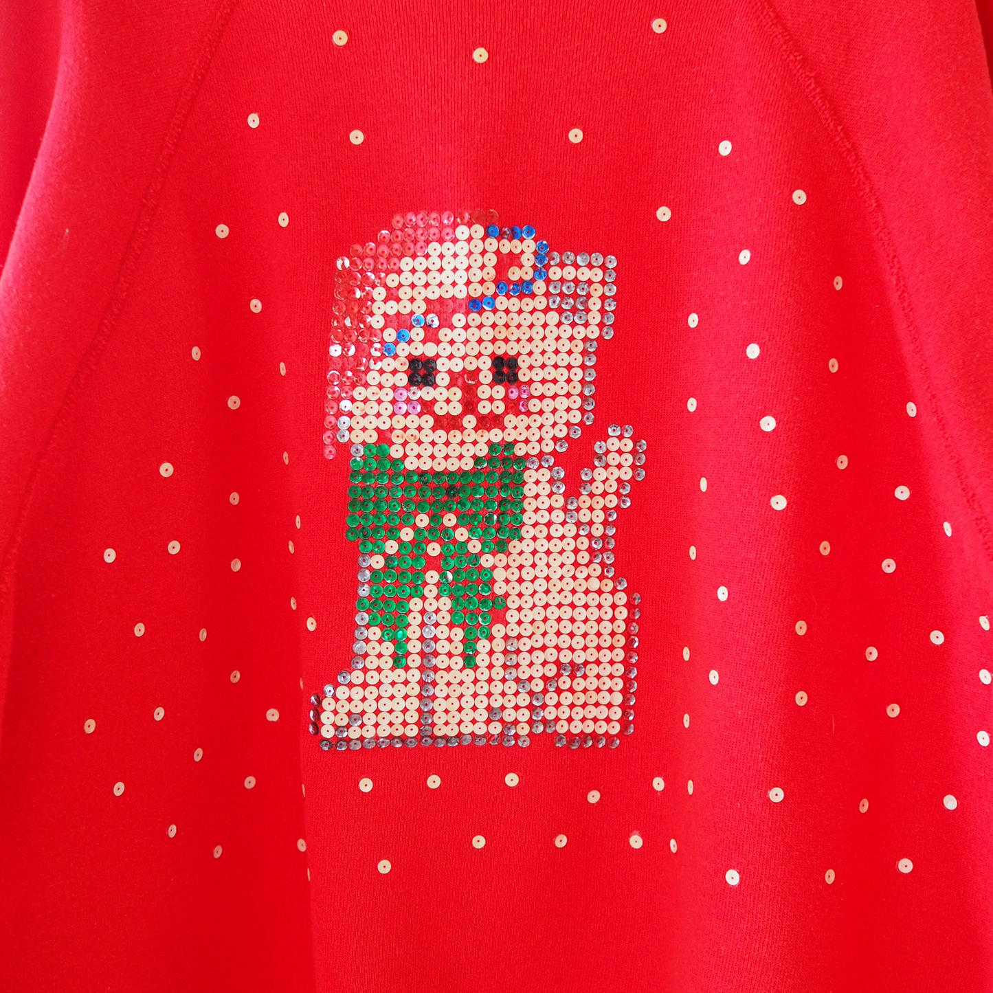 Dressed Up Cat Sweat / 80s- / Made in USA